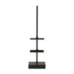 18" Black Steel Adjustable Tabletop Easel by Studio Décor - Decorative Stand for Pictures, Frames, Books, Cards, Plates - 1 Pack
