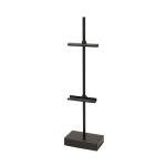 18" Black Steel Adjustable Tabletop Easel by Studio Décor - Decorative Stand for Pictures, Frames, Books, Cards, Plates - 1 Pack