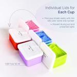 Art Whale Gouache Paint Set 42 Colors in Cups With Lids (each 50ml/1.7oz)|Intense Pigments, Refillable, Pro-Quality