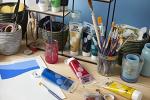Studio Gouache Primary Assorted 100-Milliliter Tubes, Set of 5