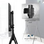 VIVO Artistic Easel 49 to 70 inch LED LCD Screen, Studio TV Display Stand, Adjustable TV Mount with 4 Legs, Black, STAND-TV70AB