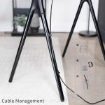 VIVO Artistic Easel 49 to 70 inch LED LCD Screen, Studio TV Display Stand, Adjustable TV Mount with 4 Legs, Black, STAND-TV70AB