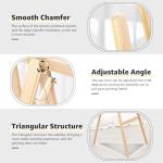 Nian Feng Wooden Easel for Painting, Large Floor Painting Stand for Adjnstable Height and Folding, 59-Inch, for Canvas Wedding Sign Poster, Art Easel for Adults and Teens (Natural)