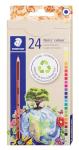 STAEDTLER Colored Pencils Set (24-Pack) for School Supplies - Break-Resistant Lead, Sustainably Made, Vibrant Colors for Artists & Students