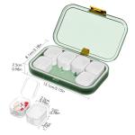 ARSTPEOE 3-Tier Medicine Organizer - Portable Medicine Cabinet with Plastic Handle, Multipurpose Medical Box with Pill Box, Empty First Aid Kit for Home