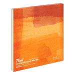 Fluid Watercolor Paper Block, 8 x 8 inches, 15 Sheets, 140 lb (300 GSM) Cold Press Pad for Artist Painting and Wet Media