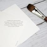 Fluid Watercolor Paper Block, 8 x 8 inches, 15 Sheets, 140 lb (300 GSM) Cold Press Pad for Artist Painting and Wet Media