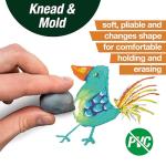 Faber-Castell Kneadable Eraser for Artists in Storage Case - Absorbent Kneaded Erasers, Art Eraser 1 Pack, Grey