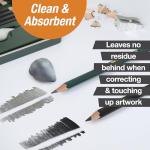 Faber-Castell Kneadable Eraser for Artists in Storage Case - Absorbent Kneaded Erasers, Art Eraser 1 Pack, Grey