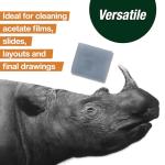Faber-Castell Kneadable Eraser for Artists in Storage Case - Absorbent Kneaded Erasers, Art Eraser 1 Pack, Grey
