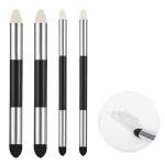 4 Pcs Oil Pastel Blending Tools Artist Double Headed Washable Rubbing Sponge Brush Drawing Sketch Reusable Blending Stump Art Blender Tool for Highlight Shadow Detail Correcting School Student