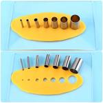 Honoson 24 Pcs Clay Sculpting Tools Kits Polymer Clay Tools DIY Set with Roller, Acrylic Sheet, Scraper Backing Board, Round Circle Shape Cutter, Shaping for Art Craft(Colorful)