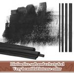 Gueevin 24 Pcs Willow Charcoal Sticks, Willow Charcoal, Artists, Beginners, Students, Perfect for Sketching, Drawing, Shading, and Fine Art Christmas Gifts for Art (2-4mm，4-5mm，5-7mm，7-9mm)