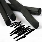 Dlicoda Willow Charcoal Sticks, 14-16MM Jumbo Willow Charcoal Pencils for Artists, Beginners, Students, 4 Pcs Natural Charcoal Stick for Sketching, Drawing, and Shading