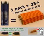 ThePortraitArt Artist Woodless Pure Charcoal Pencils - Ultra Soft and Dark – 6pc Set Equivalent to 28+ Regular Pencils – Smooth Consistency on All Drawing Papers