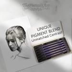 ThePortraitArt Artist Woodless Pure Charcoal Pencils - Ultra Soft and Dark – 6pc Set Equivalent to 28+ Regular Pencils – Smooth Consistency on All Drawing Papers