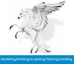 BOHS White Modeling Foam Clay Lite - 500 Grams, Squishy,Soft, Air Dry -for Flower Mirror,Cosplay,Fake Bake, Slime Supplies- 1.1 Lbs