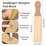 31PCS Blending Stumps and Tortillions Paper Art Blenders Sketch Drawing Tools with Sandpaper Sharpener, Wipe Scraper, Mixing Sponge Pen and Sponge Replacement Head for Artists, Drawing, Shading