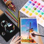 KALOUR Premium Colored Pencils,Set of 50 Colors,Artists Soft Core with Vibrant Color,Ideal for Layering Blending Shading,Color Pencils for Adults Beginners Coloring Book…