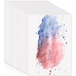 120 Sheets Watercolor Paper Bulk, 140 lb/300 GSM White Cold Press Paper Water Color Paper for Kids Child Students Adults Artists Drawing Gift Cards(4 x 6 Inch)