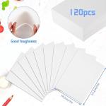 120 Sheets Watercolor Paper Bulk, 140 lb/300 GSM White Cold Press Paper Water Color Paper for Kids Child Students Adults Artists Drawing Gift Cards(4 x 6 Inch)