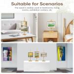 dakewang Adjustable Tabletop Easel Stand for Picture Frames, Picture Easels for Display, Gold Easel, Picture Frame Stand, Adjustable Art Easel.(18inch,Gold)