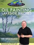 Oil Painting: Lakeside Birches