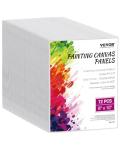 VEVOR Canvas Boards for Painting, 8 x 10 Inch White Canvases for Painting, 72 Pack Painting Canvas Panels for Sketching, Acrylic and Oil Painting, Watercolor, Paint Canvas for Kids and Professionals