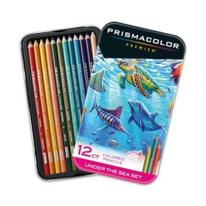 Prismacolor Premier Colored Pencils Soft Core Under The Sea Set Adult Coloring 12 Count