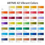 Watercolor Paint set – 42 Assorted Colors with 3 Brushes – Perfect Foldable Watercolor Field Sketch Set for Outdoor Painting –Travel Pocket Watercolor Kit