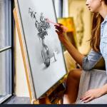 Rvtzx 46pcs Art Blending Stump Sketch Drawing Tools, Double Headed Drawing Art Blender Pencil Sketch Scraper Tools with Sponge Head Washable Sketch Rubbing Sponge for Blending Lightening and Highlight