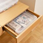 Citylife 3 PCS Plastic Storage Bins with Latching Lids Portable Project Case Clear File Box Stackable Storage Containers for Organizing A4 Paper, Photo, Document, Scrapbook