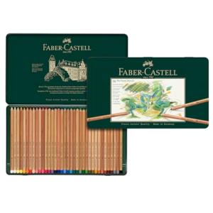 Faber-Castel FC112136 Pitt Pastel Pencils in A Metal Tin (36 Pack), Assorted