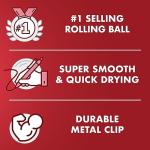 Pilot Precise V5 Rollerball Pens, Extra Fine Point 0.5 mm Black Pens, Black, Pack of 12 - Ideal for School, Journaling & Office Writing