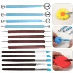 42 Pcs Pottery Tools Pottery Sculpting Tool, Potterys Kit, Clay Sculpting Tools, Ceramics Tool Set with Carrying Case Bag and Apron, for Potterys Wheel, DIY Arts and Crafts