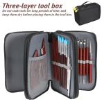 42 Pcs Pottery Tools Pottery Sculpting Tool, Potterys Kit, Clay Sculpting Tools, Ceramics Tool Set with Carrying Case Bag and Apron, for Potterys Wheel, DIY Arts and Crafts