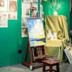 Somime H-Frame Studio Easel, Adjustable Beechwood Artist Painting Easel, Large Floor Easel Stand for Adults and Professional Artists, Holding Canvas up to 78Inches, Walnut