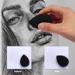 43 Pcs Blending Stumps for Drawing Tortillions Blending Sticks Paper Art Blenders Sketch Drawing Tools with Wipe Scrapers Rub Sponge Kneaded Eraser for Charcoal Sketching Shading