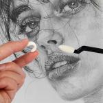 43 Pcs Blending Stumps for Drawing Tortillions Blending Sticks Paper Art Blenders Sketch Drawing Tools with Wipe Scrapers Rub Sponge Kneaded Eraser for Charcoal Sketching Shading