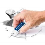 STAEDTLER Mars Lumograph Graphite Artist Pencil Pack, 12 Degrees (8B, 7B, 6B, 5B, 4B, 3B, 2B, B, HB, F, H, 2H), Mars Plastic Eraser, 61 100 P