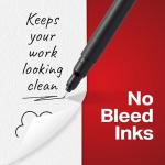 Sharpie Felt Tip Pens, Fine Point (0.4mm), Felt Tip Markers, Black, 12 Count - Journaling, Art, Drawing, Teacher, Back to School