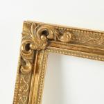 FOLKOR Wood Frame for 16x20 Canvas Paintings, Finished 16x20 Vinatge Gold Frame for Oil Painting Art Prints Landscape Portrait Wall Decor, No Back & Cover (Gold)