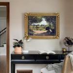 FOLKOR Wood Frame for 16x20 Canvas Paintings, Finished 16x20 Vinatge Gold Frame for Oil Painting Art Prints Landscape Portrait Wall Decor, No Back & Cover (Gold)