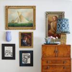 FOLKOR Wood Frame for 16x20 Canvas Paintings, Finished 16x20 Vinatge Gold Frame for Oil Painting Art Prints Landscape Portrait Wall Decor, No Back & Cover (Gold)