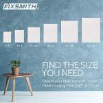 FIXSMITH Canvas Boards for Painting 9x12 Inch, Super Value 24 Pack Paint Canvases, White Blank Canvas Panels, 100% Cotton Primed Canvas for Painting, Painting Art Supplies
