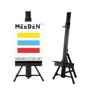 MEEDEN Tabletop Easel Stand for Painting & Display,Premium Aluminum Art Painting Easel,Portable Paint Easel for Canvas Painting, Desk Tripod Easel for Adult, Beginner, Artist, Hold Canvas up to 24''