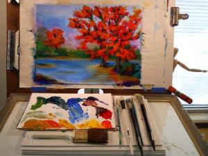 Landscape Acrylics Painting 102