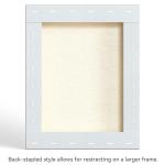 PHOENIX 11x14 Inch 4 Pack Artist Canvas - Stretched Canvases for Painting - 3/4 Inch Profile, 100% Cotton 11 Oz. Gesso Primed White Blank Professional Canvas Oil & Acrylic Paints