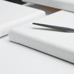 PHOENIX 11x14 Inch 4 Pack Artist Canvas - Stretched Canvases for Painting - 3/4 Inch Profile, 100% Cotton 11 Oz. Gesso Primed White Blank Professional Canvas Oil & Acrylic Paints