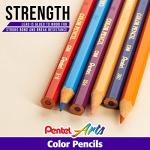 Pentel Arts Color Pencils - Assorted Colors, 36-Pack (CB8-36)